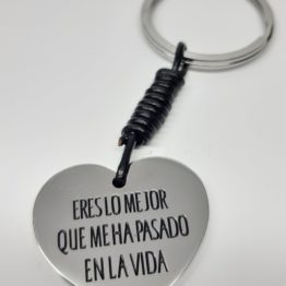 ❤ LLaveros en acero con bonitas frases, detalle ideal para regalar ❤